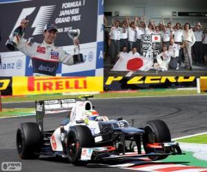 Układanka Kamui Kobayashi - Sauber - Grand Prix Japonii 2012, 3. sklasyfikowane