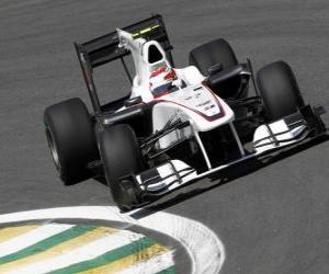 Układanka Kamui Kobayashi - Sauber - Interlagos 2010
