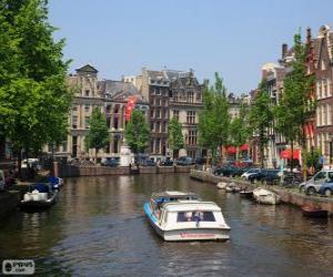 Układanka Kanałów w Amsterdamie, Holandia
