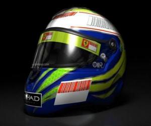 Układanka Kask Felipe Massa 2010