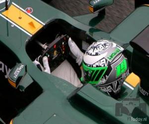 Układanka Kask Heikki Kovalainen 2010