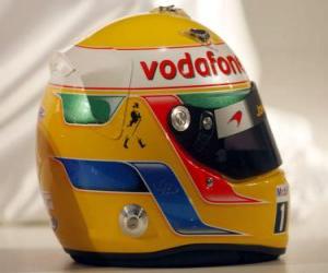 Układanka Kask Lewis Hamilton 2010