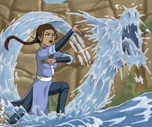 Układanka Katara jest potężnym wody - mistrz, która towarzyszy Aang z bratem Sokka