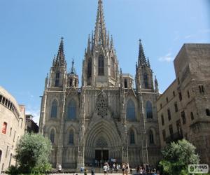 Układanka Katedra w Barcelonie