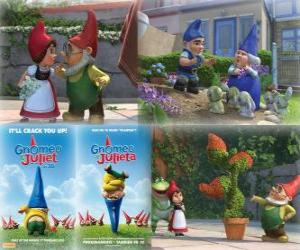 Układanka Kilka zdjęć z Gnomeo i Julia