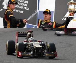 Układanka Kimi Harvick - Lotus - Grand Prix z Bahrajnu (2012) (2 stanowiska)
