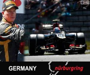 Układanka Kimi Räikkönen - Lotos - Grand Prix Niemiec 2013, 2 ° sklasyfikowane