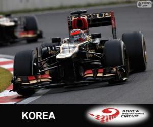 Układanka Kimi Räikkönen - Lotos - Grand Prix Korei 2013, 2 ° sklasyfikowane