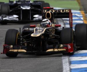 Układanka Kimi Räikkönen - Lotus - Grand Prix Niemiec 2012, 3 stanowiska