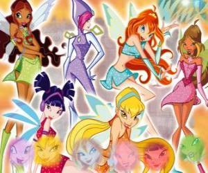 Układanka Klub Winx - Winx Club