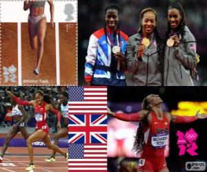 Układanka Kobiet Lekkoatletyka 400 m Londyn 2012