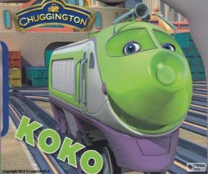 Układanka Koko, elektryczna lokomotywa z Chuggington