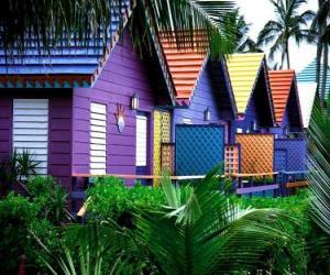 Układanka Kolory domów, Bahamy