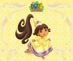 Układanka Kostiumy Dora princess