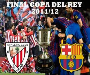 Układanka Końcowe Puchar Króla 2011-12, klubu Athletic Bilbao - FC Barcelona
