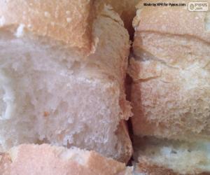 Układanka Kromki białego chleba