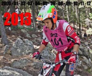 Układanka Laia Sanz, mistrz świata trial 2013