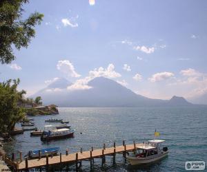 Układanka Lake Atitlán, Gwatemala