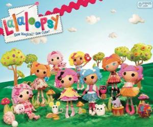 Układanka Lalaloopsy, szmaciane lalki