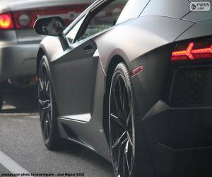 Układanka Lamborghini czarny