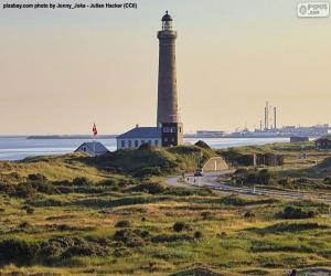 Układanka Latarnia morska Skagen, Danii