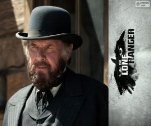 Układanka Latham Cole (Tom Wilkinson) w Film Lone Ranger