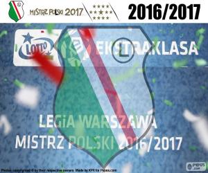 Układanka Legia mistrz 2016-2017