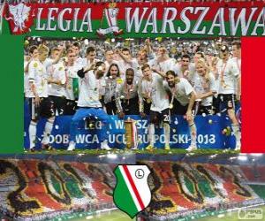 Układanka Legia Warszawa, mistrz Ekstraklasa 2012-2013, Polska Piłka nożna