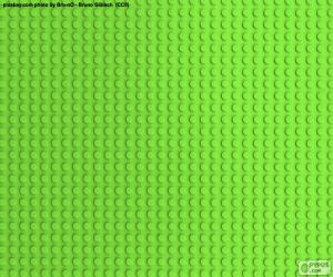 Układanka LEGO Zielona płytka konstrukcyjna