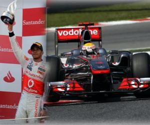 Układanka Lewis Hamilton - McLaren - Barcelona, ​​Hiszpania Grand Prix (2011) (2 miejsce)