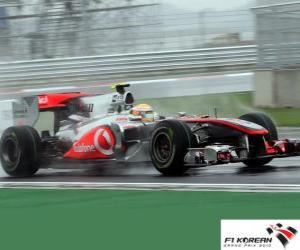 Układanka Lewis Hamilton - McLaren - Korea 2010 (2 º niejawnych)