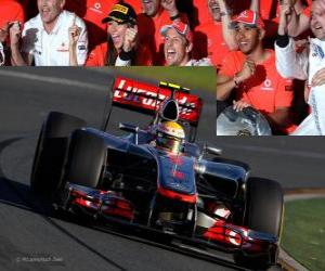 Układanka Lewis Hamilton - McLaren - Melbourne, Grand Prize of Australia (2012) (3 stanowiska)