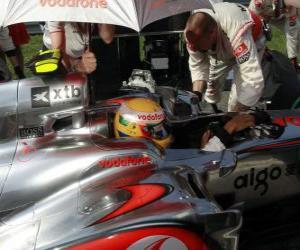 Układanka Lewis Hamilton - McLaren - Monza 2010
