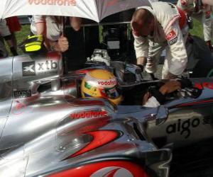 Układanka Lewis Hamilton - McLaren - Monza 2010
