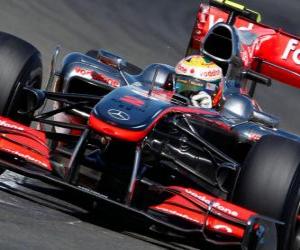 Układanka Lewis Hamilton - McLaren - Silverstone 2.010