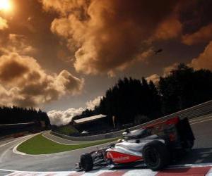 Układanka Lewis Hamilton - McLaren - Spa-Francorchamps 2010