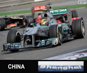 Układanka Lewis Hamilton - Mercedes - 2013 chiński Grand Prix, 3 sklasyfikowane
