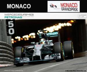 Układanka Lewis Hamilton - Mercedes - Grand Prix Monako 2014, 2 sklasyfikowane