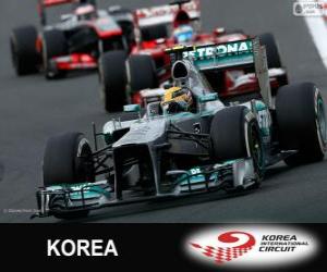 Układanka Lewis Hamilton - Mercedes - Korea International Circuit, 2013
