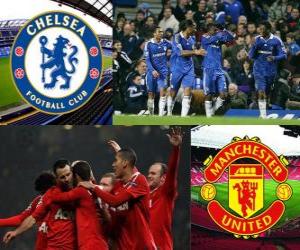Układanka Liga Mistrzów - Liga Mistrzów UEFA Ćwierćfinał 2010-11, Chelsea FC - Manchester United