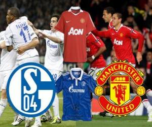 Układanka Liga Mistrzów - Liga Mistrzów UEFA 2010-11 półfinale, FC Schalke 04 - Manchester United