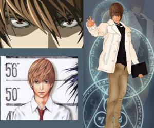 Układanka Light Yagami znany również jako Kira, główny bohater anime Death Note