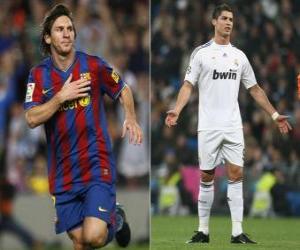 Układanka Lionel Messi vs Ronaldo