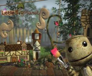 Układanka LittleBigPlanet, gra wideo, w którym postacie są lalki o nazwie Sackboys lub Sackgirls