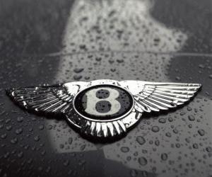 Układanka logo Bentley, brytyjskiego producenta samochodów