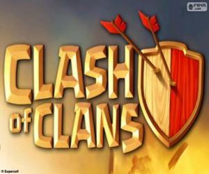 Układanka Logo Clash of Clans