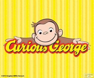 Układanka Logo Curious George, Ciekawski George