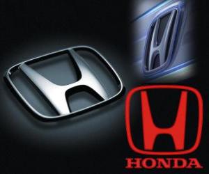 Układanka logo Honda, samochód japońskiej marki
