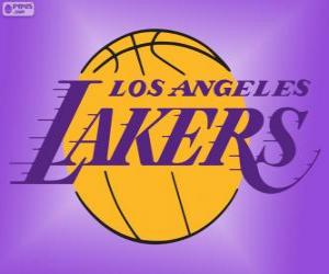 Układanka Logo Los Angeles Lakers, zespołem NBA, Dywizja Pacyfiku, Konferencja zachodnia