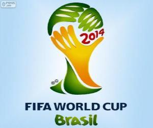 Układanka Logo Mistrzostwa Świata w Piłce Nożnej 2014 w Brazylii